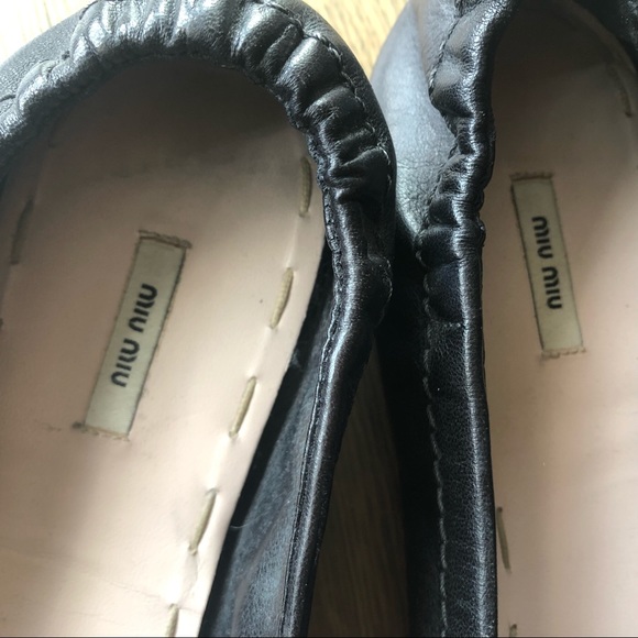 Authentic Miu Miu Flats w Stunning embellishment - Picture 6 of 7
